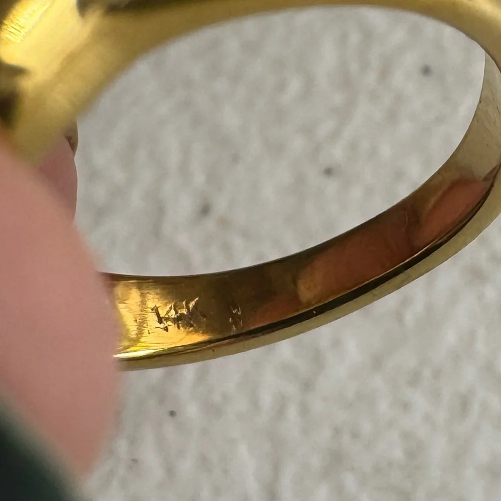 14k “Loved” Signet Ring - Picture 5 of 5